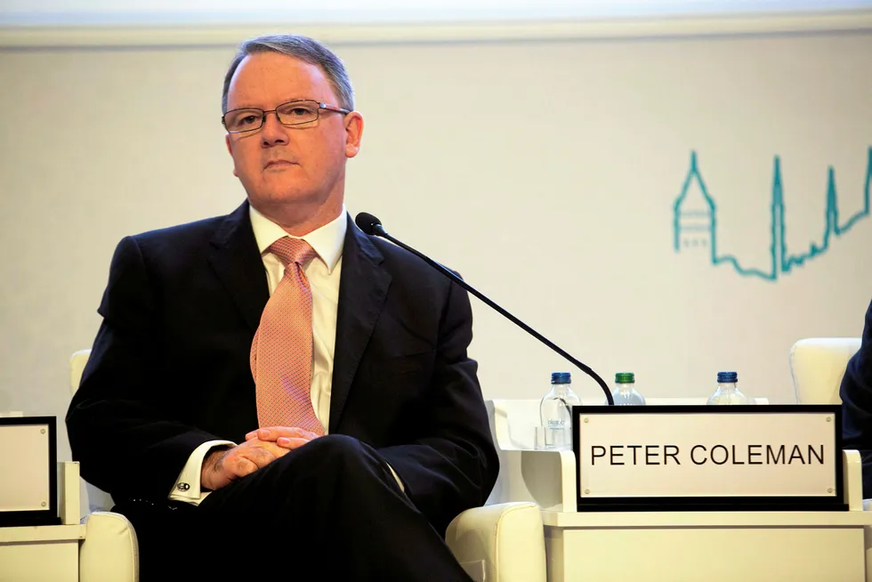 ​Frustrated: Woodside chief executive Peter Coleman
