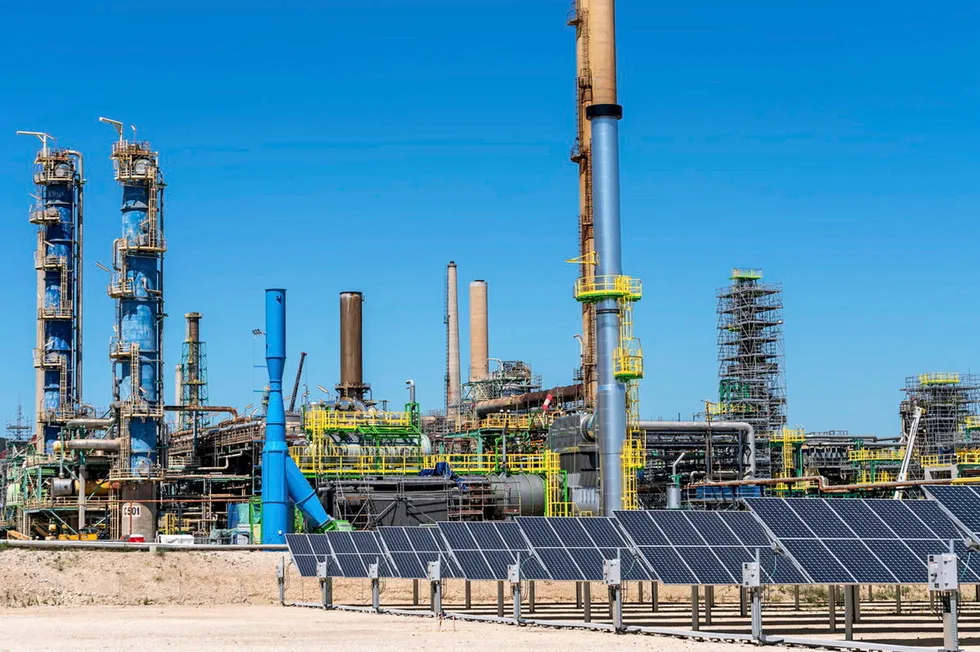 TotalEnergies’ La Mede biorefinery in Chateauneuf-les-Martigues, southern France.