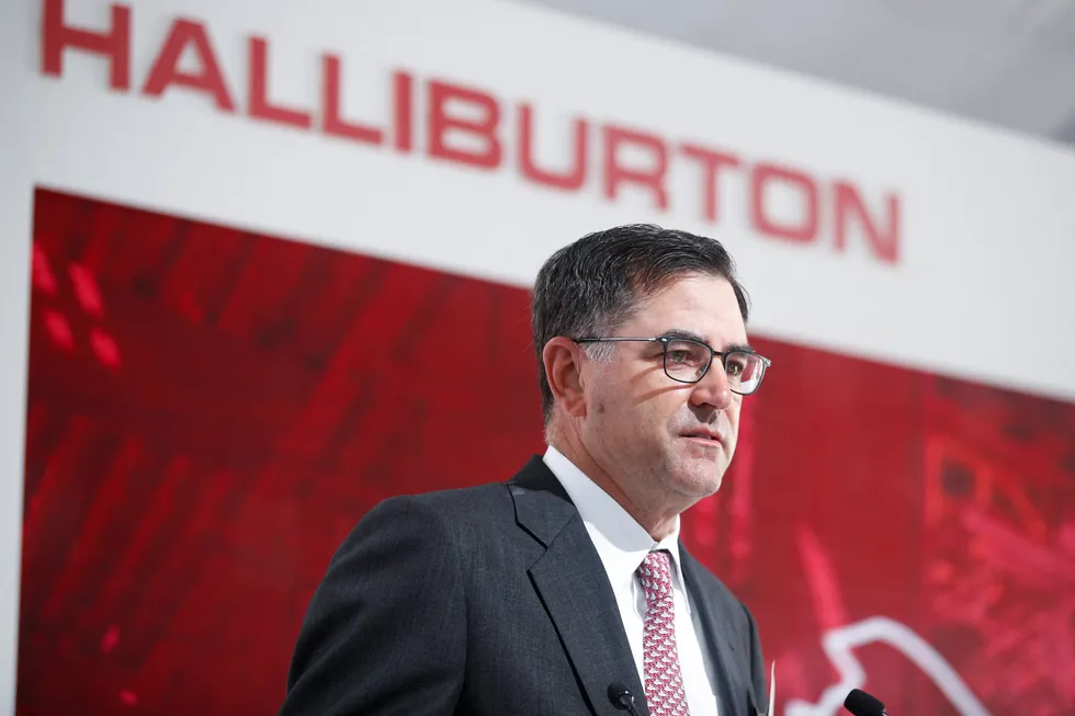 Halliburton chief executive Jeff Miller.