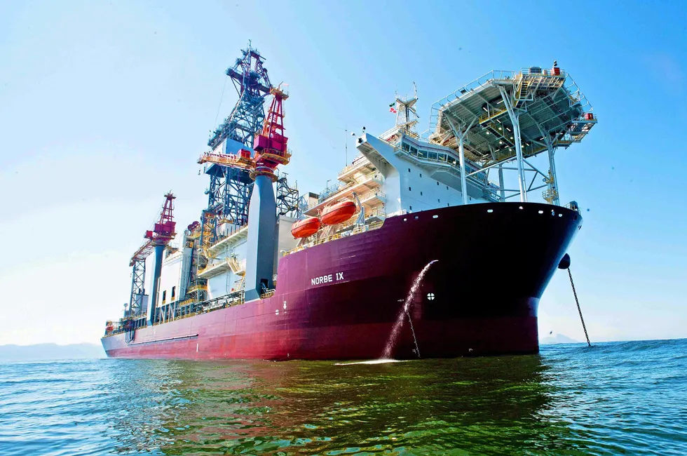 Trying again: the Foresea drillship Norbe IX is conducting a campaign for Petrobras in the Espirito Santo basin