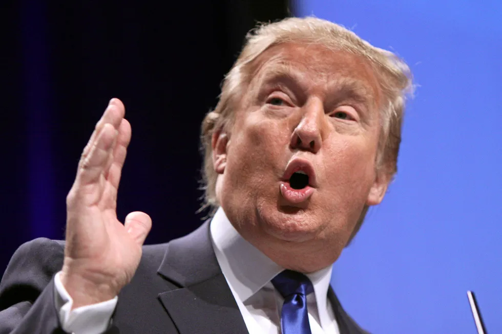 Former US President and current Republican candidate Donald Trump