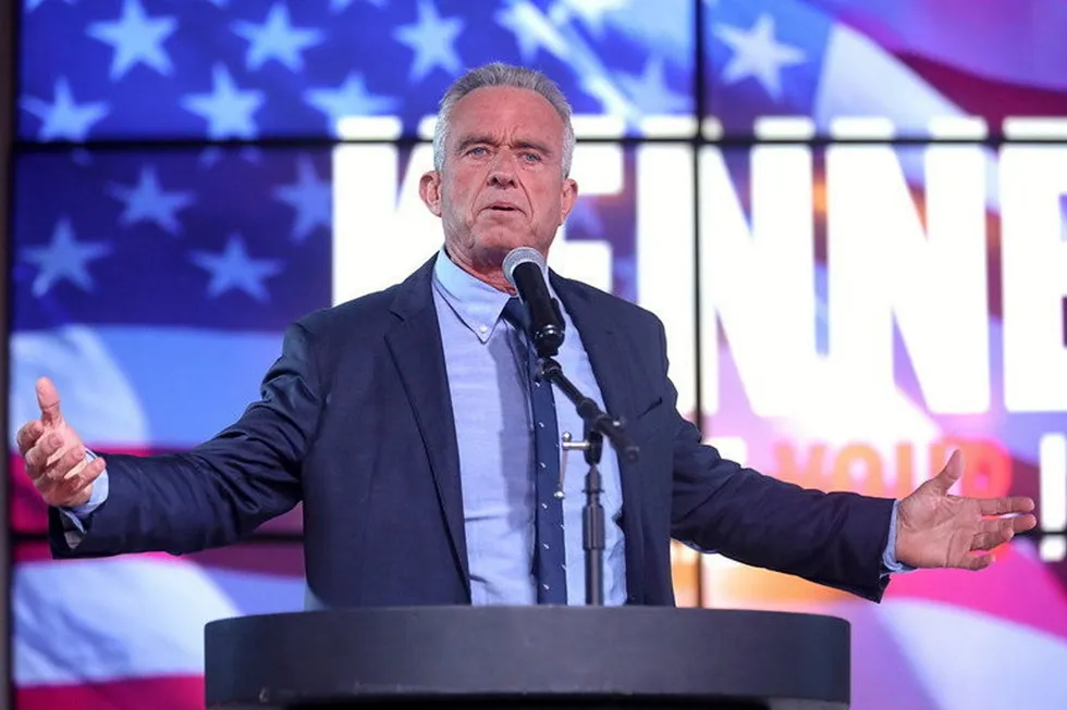 Robert F. Kennedy, Jr., former 2024 US presidential candidate and nominee for secretary of the US Department of Health and Human Services.