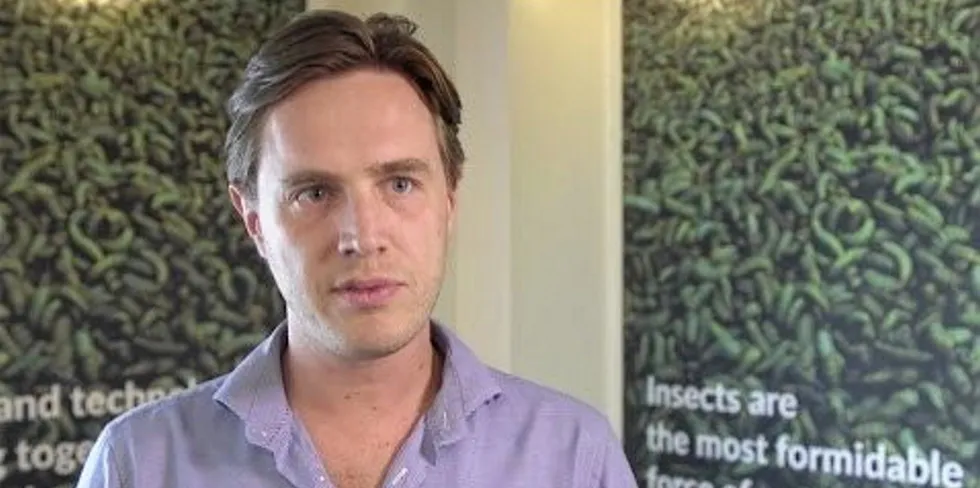Kees Aarts, CEO of insect meal producer Protix.