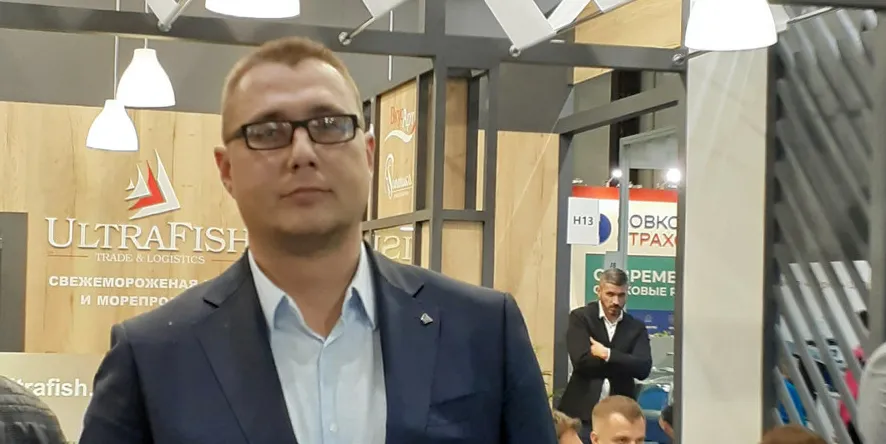 UltraFish General Manager Popov Alexey. The company is one of Russia's largest seafood importers.