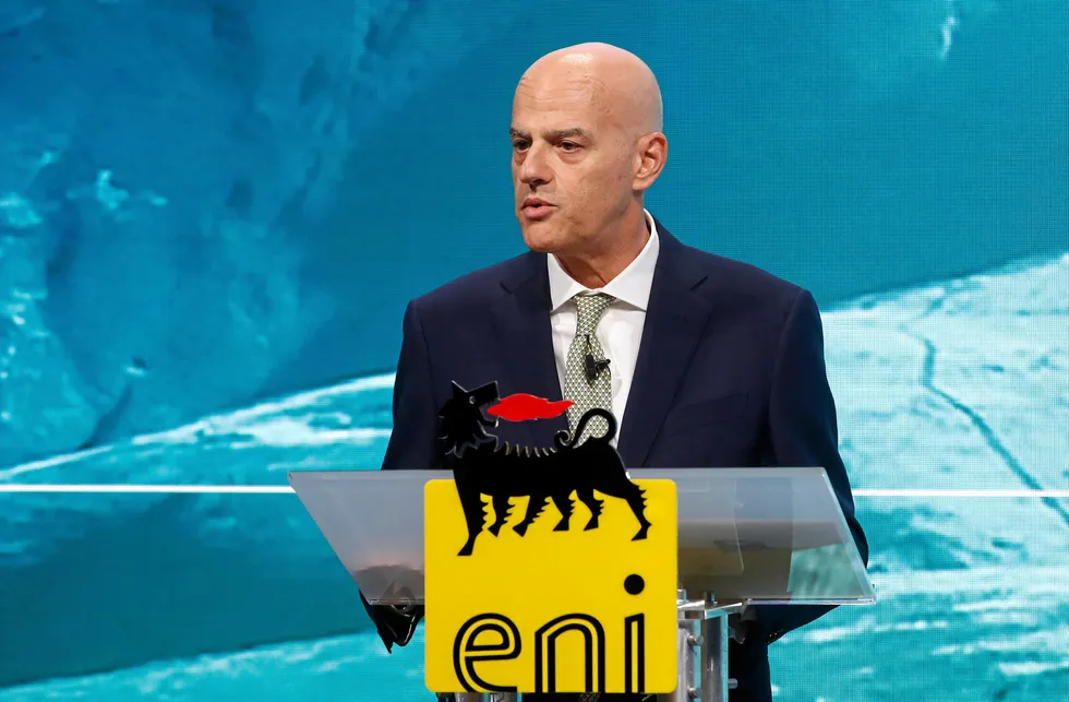 Forming ventures: Eni chief executive Claudio Descalzi
