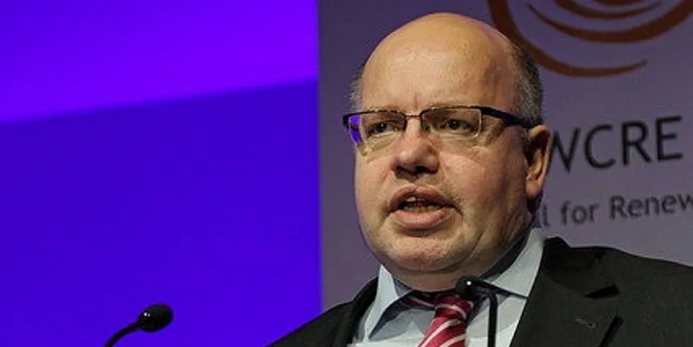 German economics and energy minister Peter Altmaier
