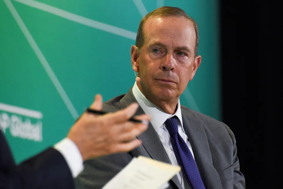 Chvron chief executive Mike Wirth.