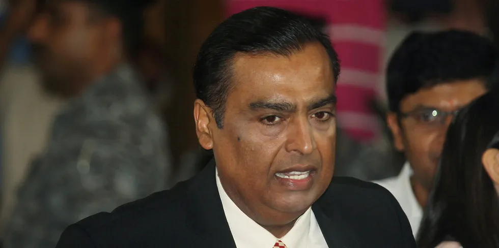 Renewables push: Reliance Industries managing director Mukesh Ambani.