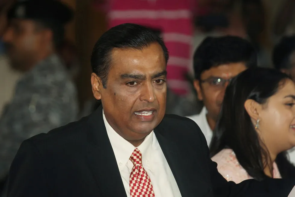 Renewables push: Reliance Industries managing director Mukesh Ambani.