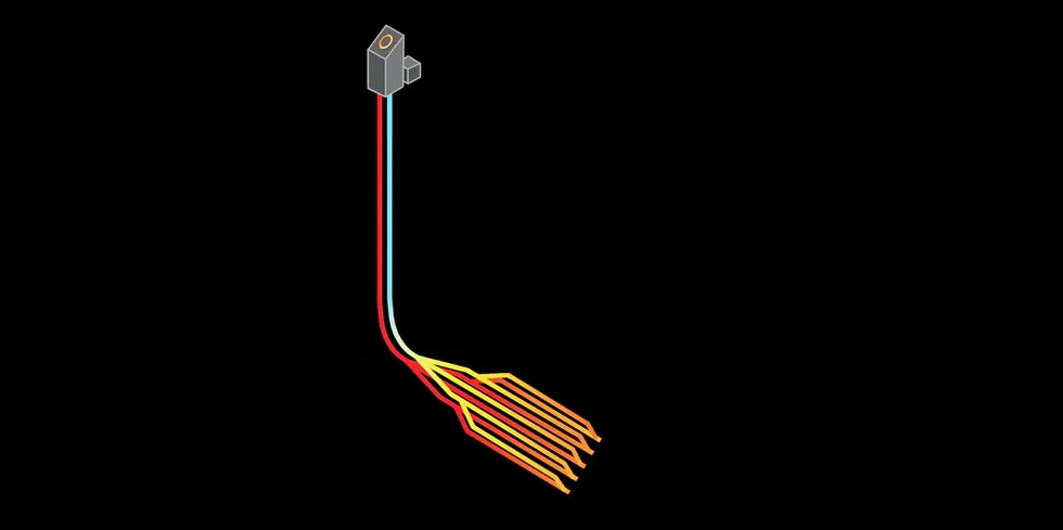 An illustration of Eavor's 'James Joyce' underground drilling concept