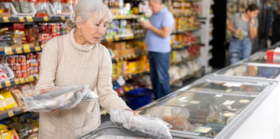 Frozen seafood is performing better at UK retail outlets than is fresh.