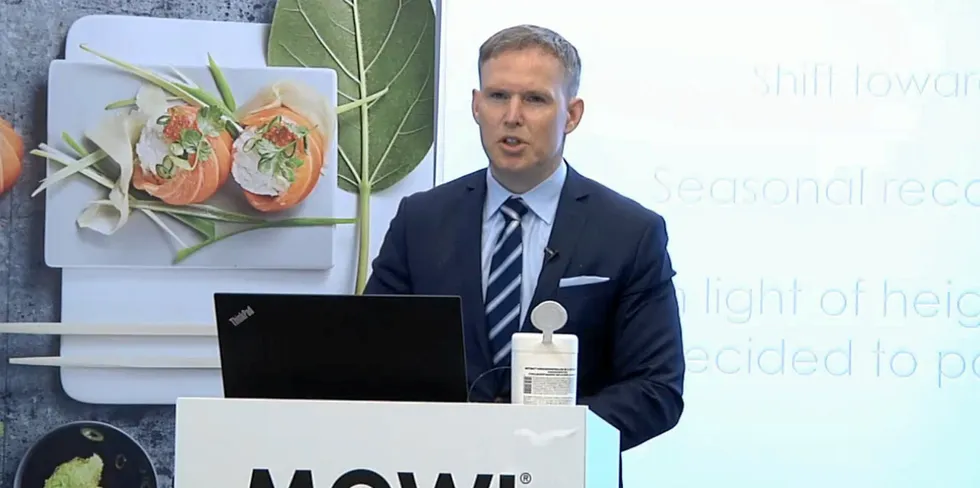 Mowi said in October it reached an agreement to acquire 51.28 percent of the shares in Arctic Fish from Norwegian salmon giant SalMar as part of a deal clearing the way for the latter's merger with NTS.