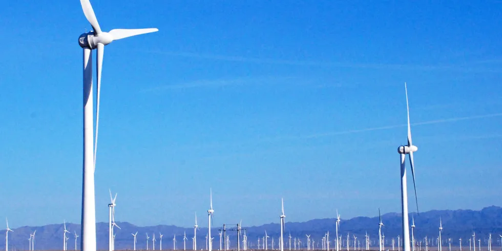 Wind in China.