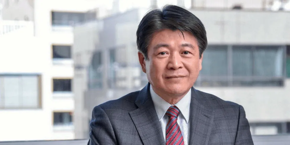 Nobuyuki Yamamoto, President and CEO of Nichimo Foods.