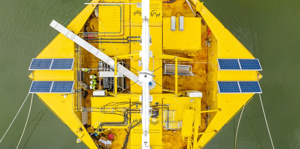 Lhyfe is already involved in the Sealhyfe floating wind hydrogen project.