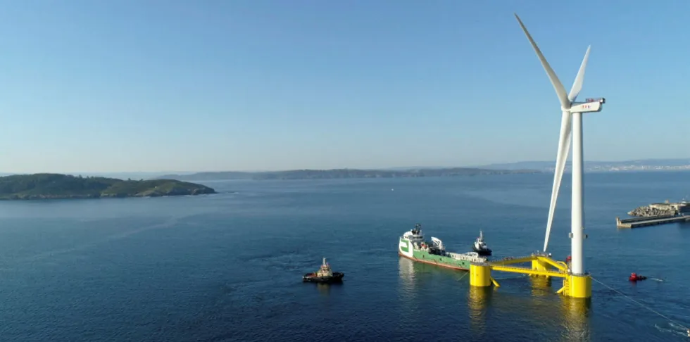 Last of three WindFloat Atlantic units heads out for installation off Portugal