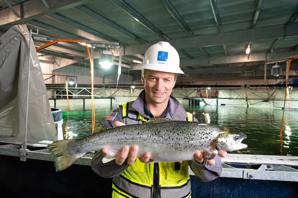 Johan Andreassen, co-founder of land-based salmon farmer Atlantic Sapphire, has sold off all his shares in the group.