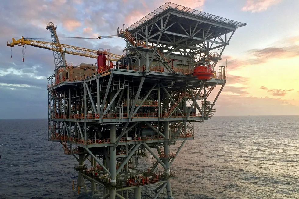 On location: BP's Juniper platform off Trinidad