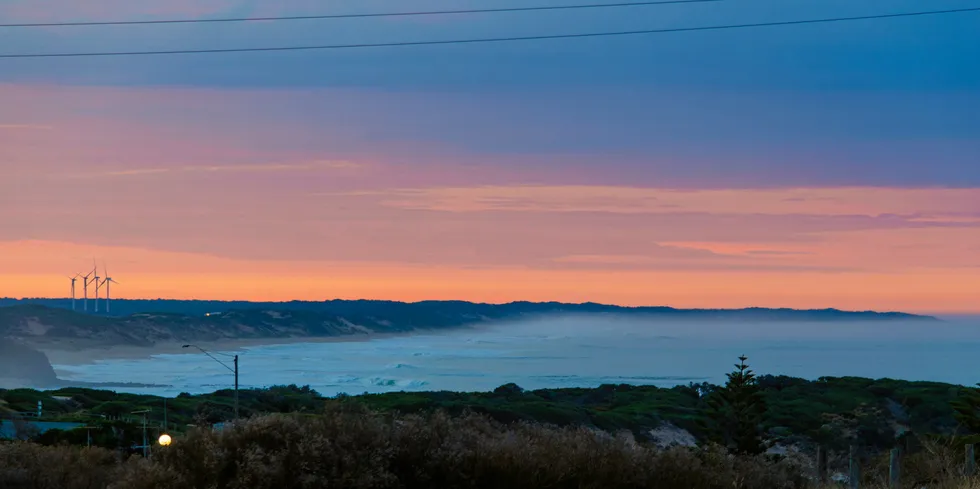 The wind farm would be based in the Bass Strait off the coast of Gippsland, which extends from Melbourne to the New South Wales border in southeastern Australia.