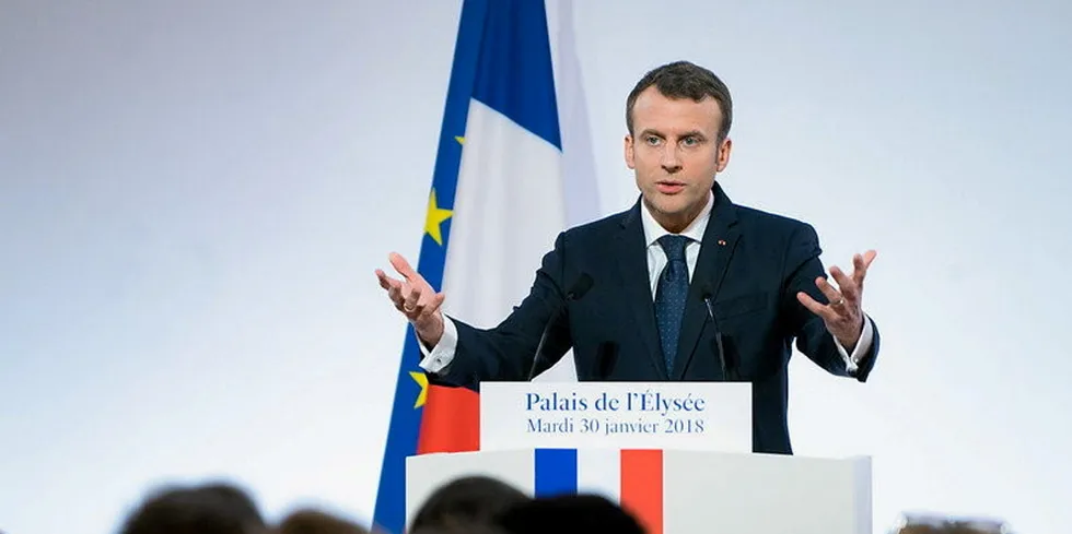. Emmanuel Macron.