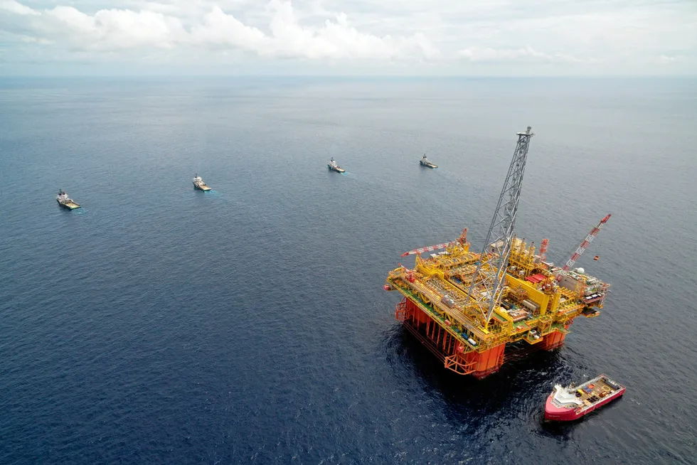 Huge: the Ichthys central processing facility built by Samsung Heavy Industries