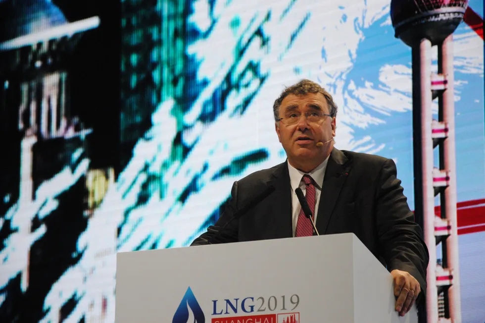 Total chief executive Patrick Pouyanne.