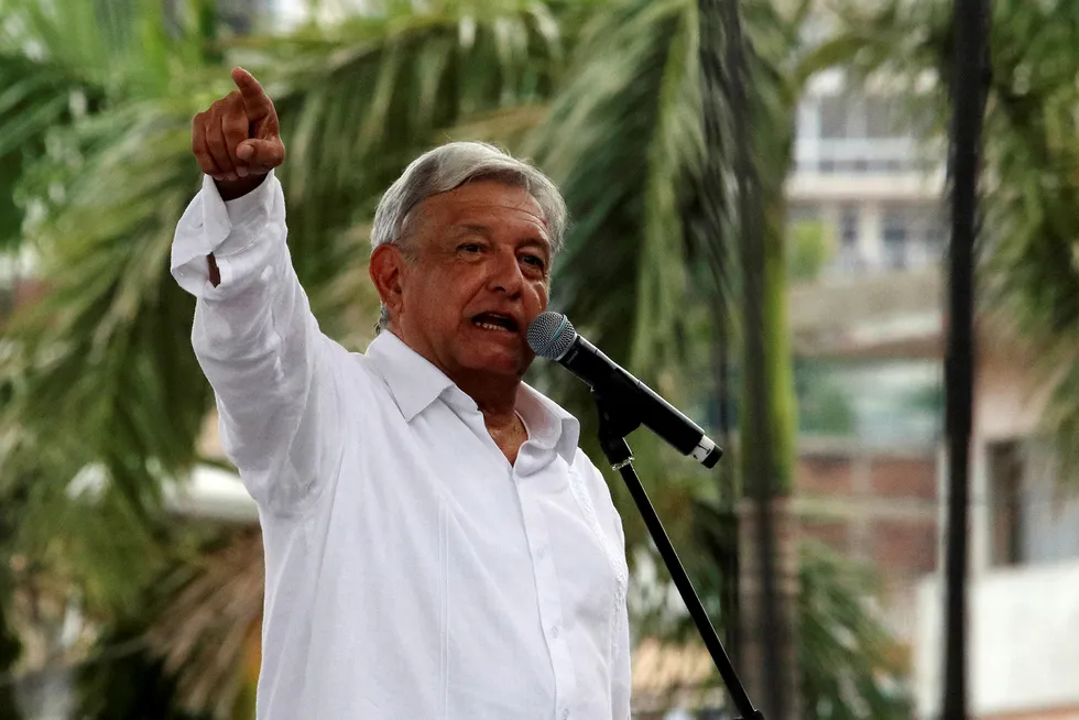 Mexico: President-elect Andres Manuel Lopez Obrador