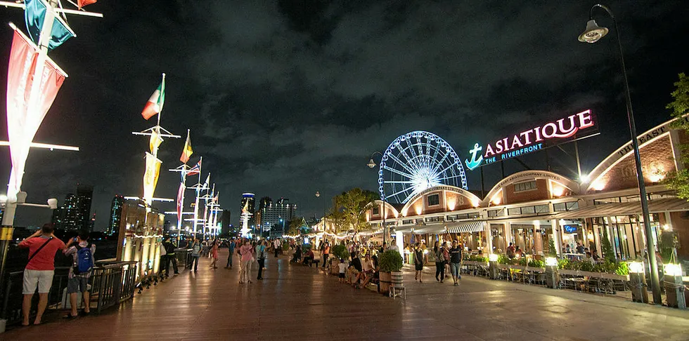 Asiatique mall in Bangkok.