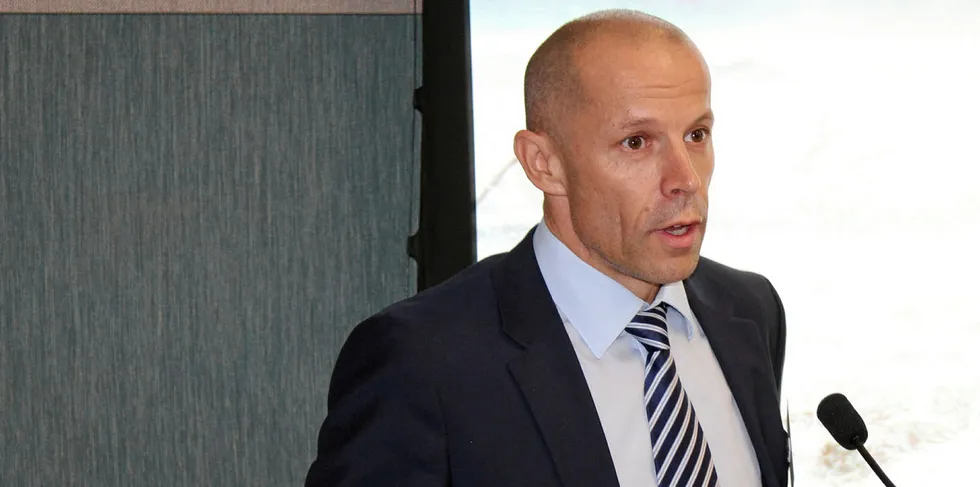Charles Hostlund, CEO Norway Royal Salmon.