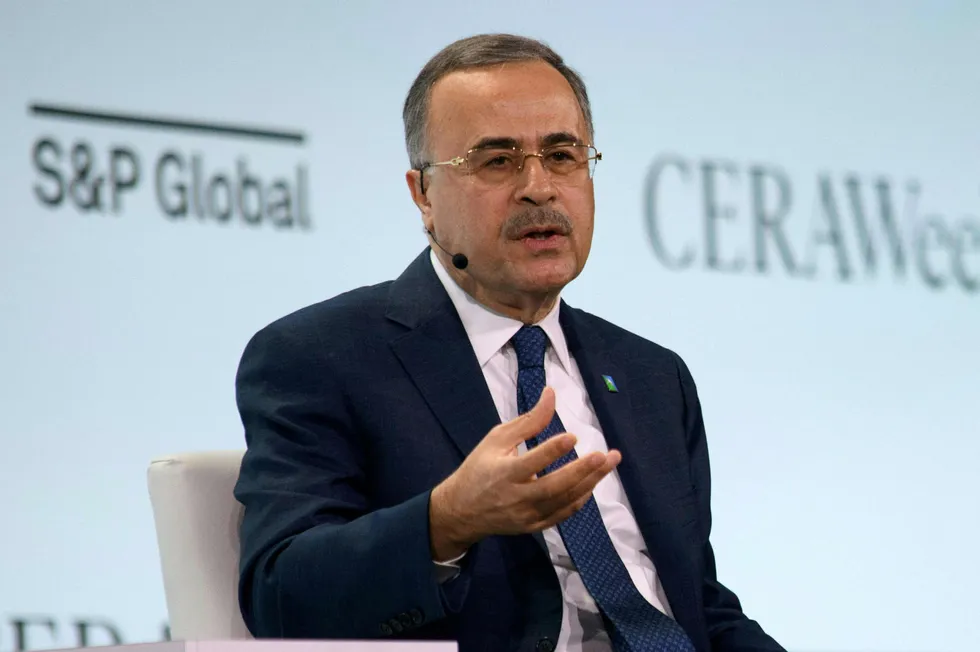 Saudi Aramco chief executive Amin Nasser.