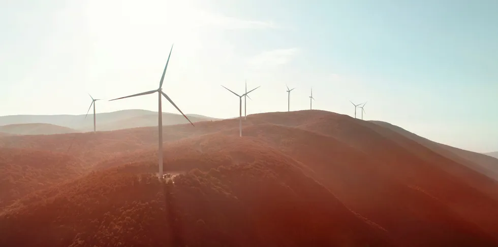 Wind farm with Nordex turbines