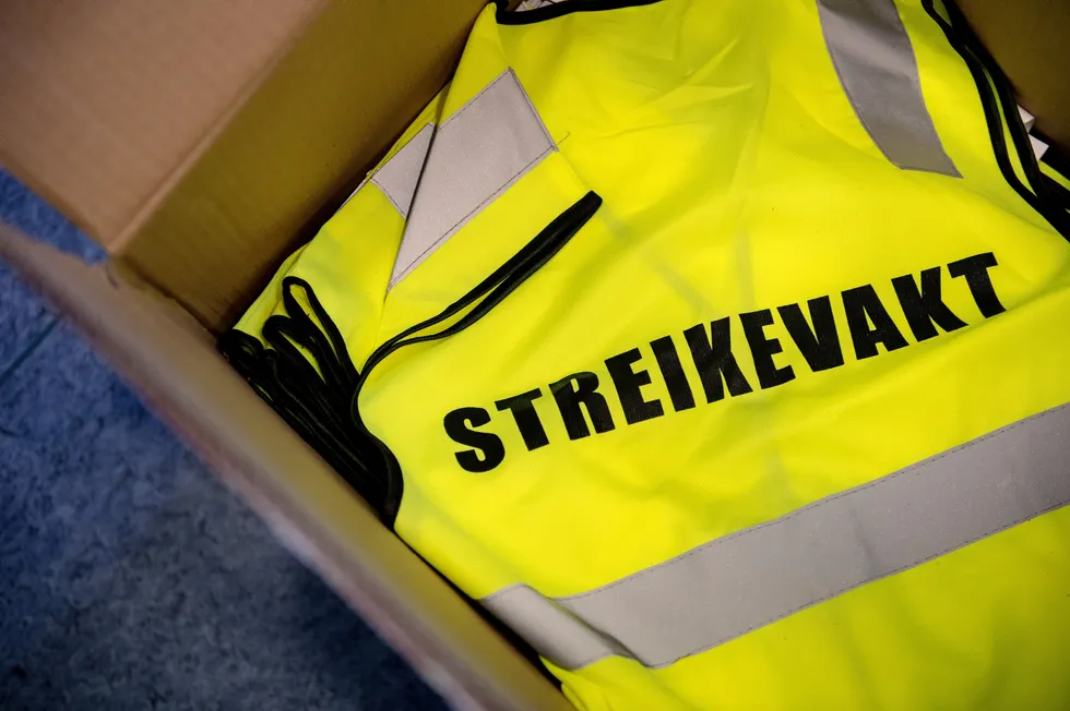 Taking action: Oil and gas sector workers are among those joining industrial action planned in Norway this week.
