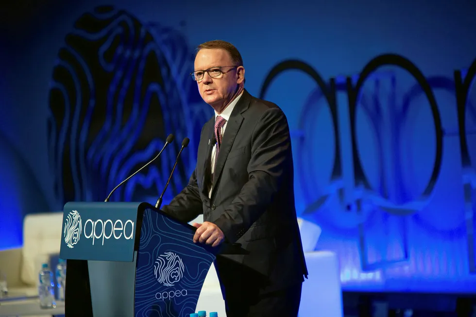 Project plans: Woodside chief executive Peter Coleman