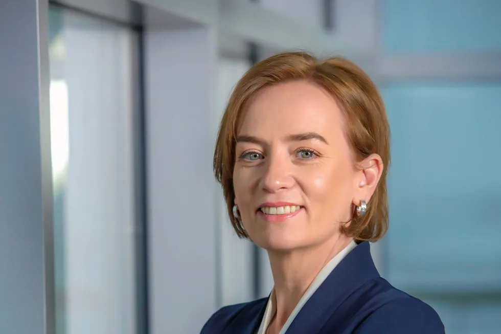 Chevron chief financial officer Eimear Bonner.