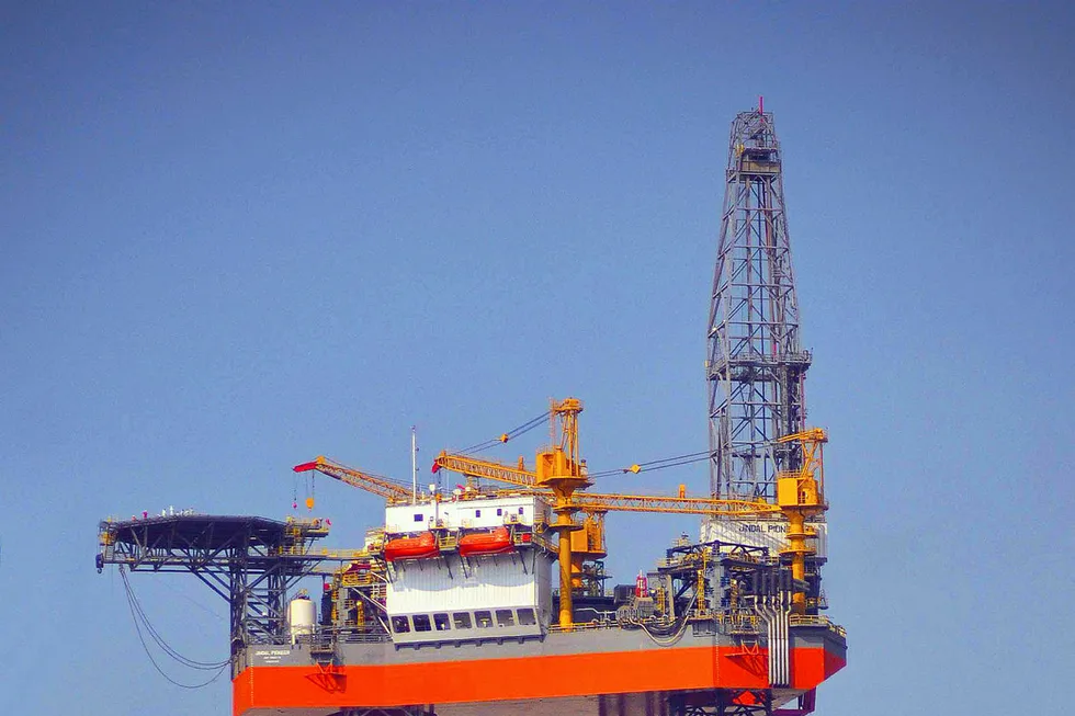 Competition: Jindal is thought to have offered four jack-ups, including the Jindal Pioneer