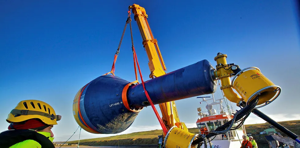 .CorPower Ocean's wave energy converter prototype