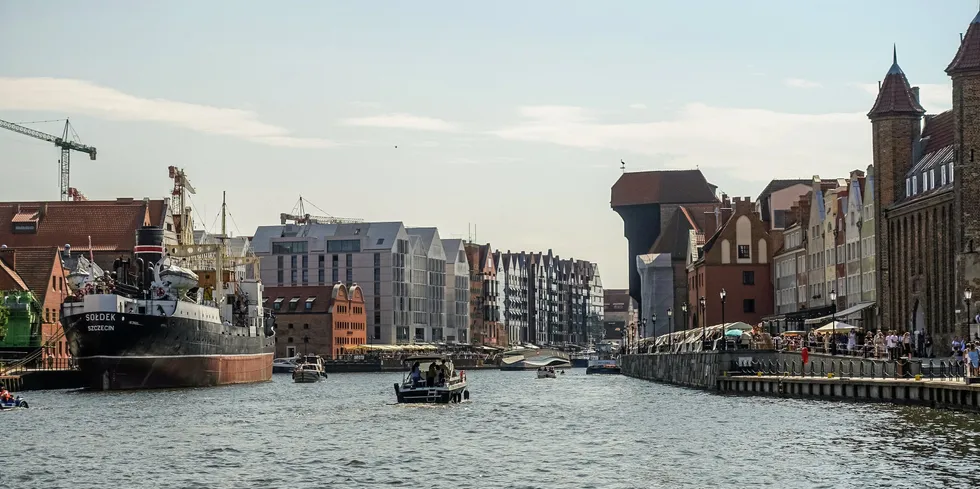 Polish port city of Gdansk, where design office Projmors is based