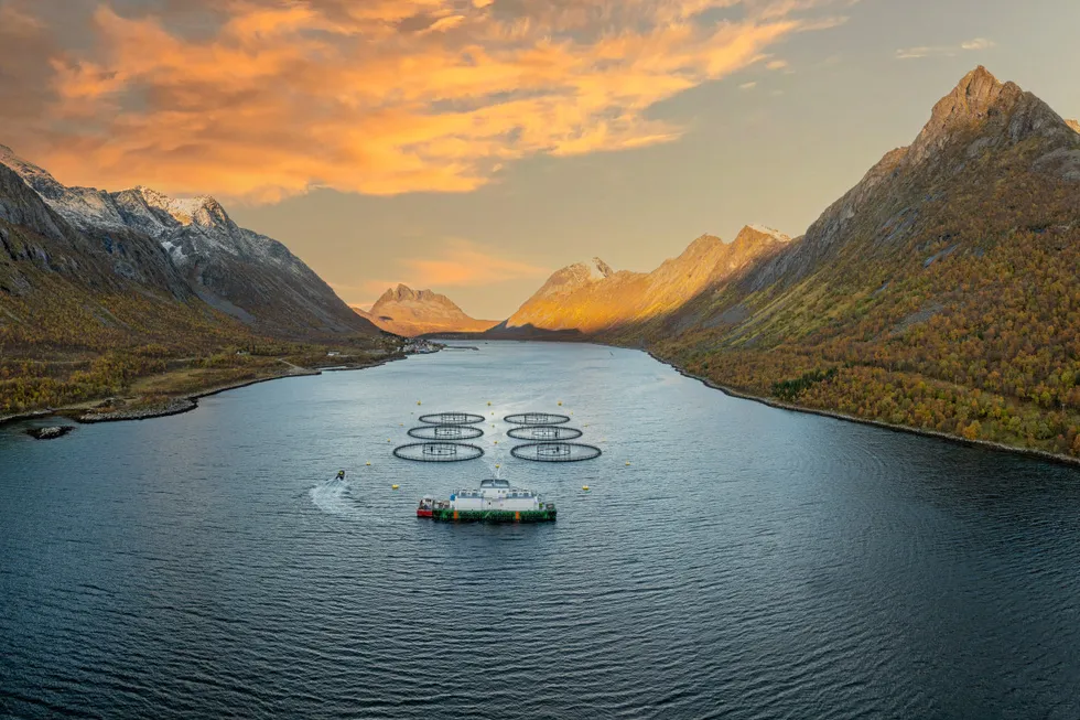 One of KIME Akva's sites in Norway.