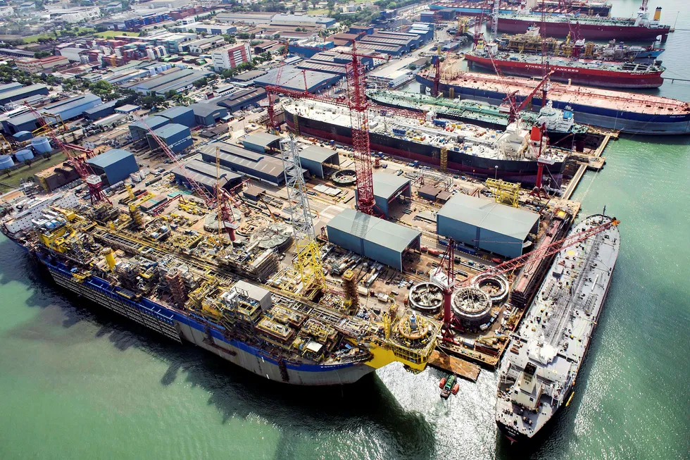Worksite: Golar's LNG vessel Gandria is en route to Keppel in Singapore to be converted into an FLNG vessel for the Fortuna project