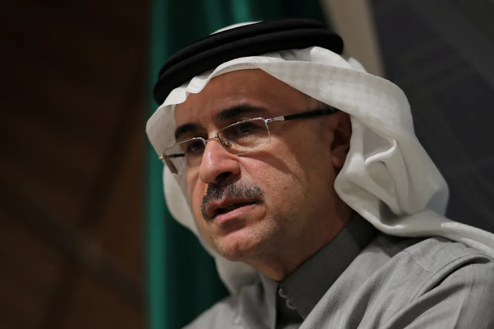Awards: Saudi Aramco chief executive Amin Nasser.