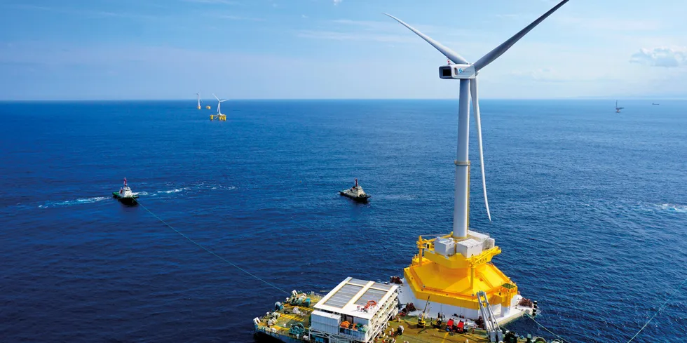 One of the units for Japan's landmark Fukushima Forward floating wind demonstrator