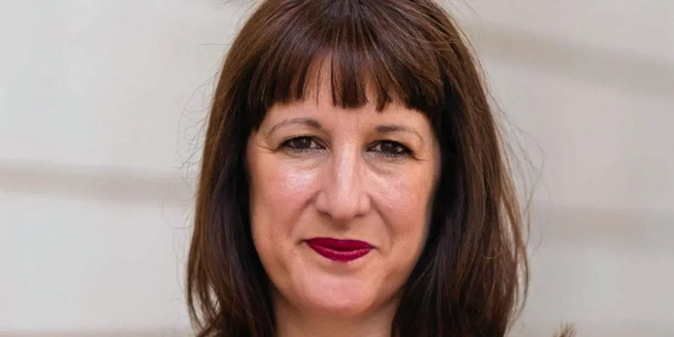 UK shadow chancellor of the exchequer, Rachel Reeves.