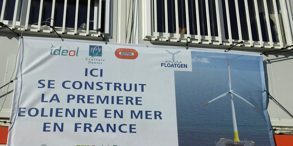 Ideol's FloatGen will lead the offshore wind charge with commissioning this year. Pic: Darius Snieckus/Recharge