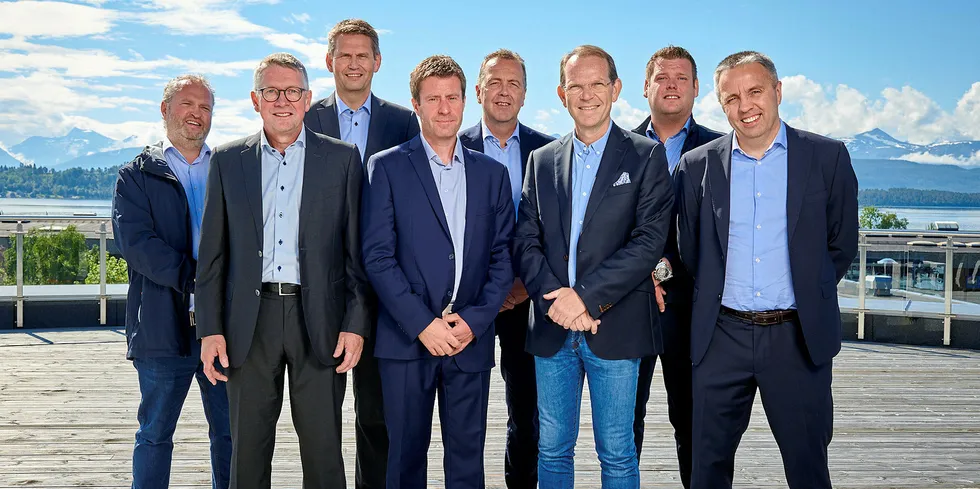 Salmon Evolution team, Norway's land-based salmon innovators.