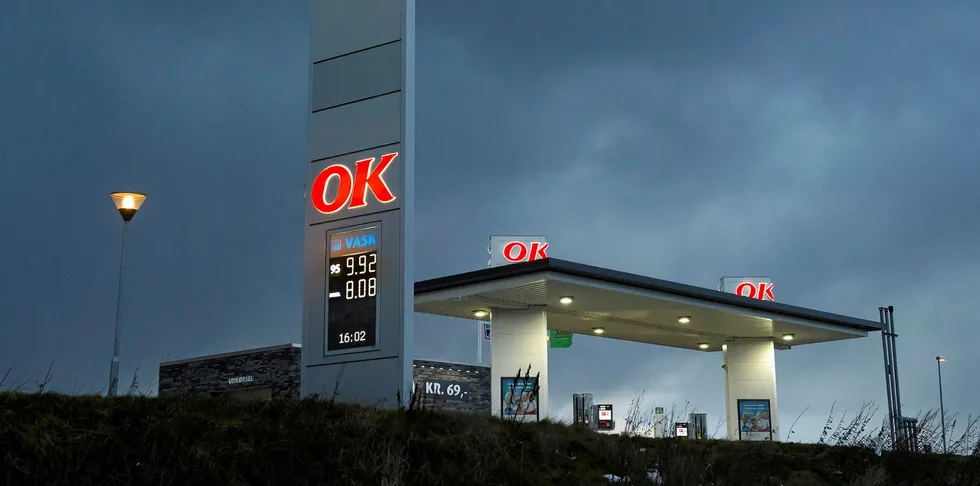 An OK station. The chain will partner with Vestas for EV charging.