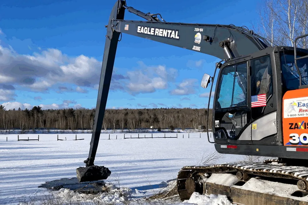 Katahdin Salmon's land-based salmon farm in Maine is aiming for construction by next year.
