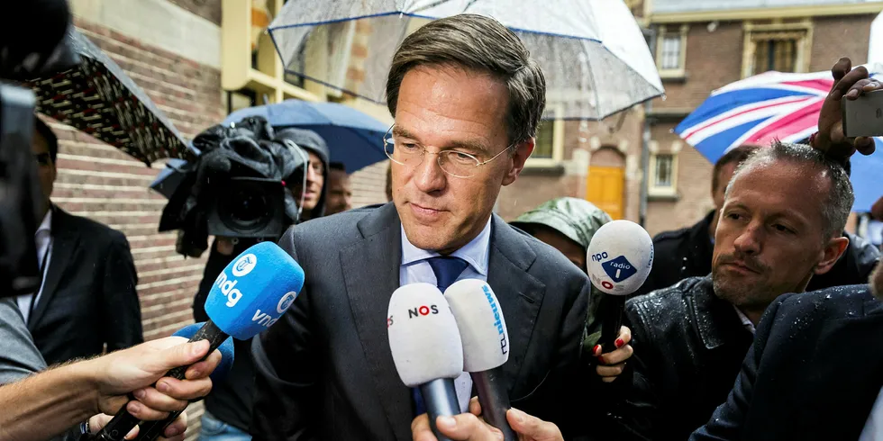 The NWEA wants Prime Minister Mark Rutte to be more ambitious offshore