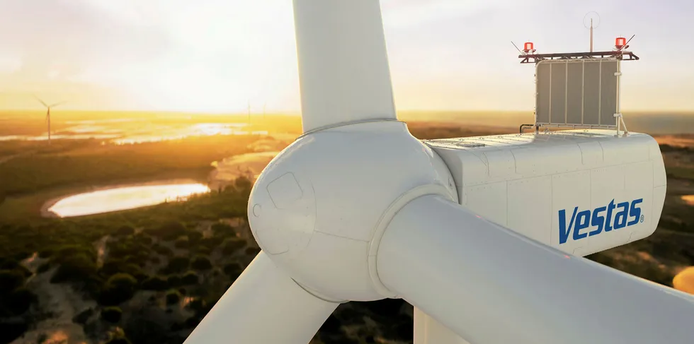 The new turbine is based on Vestas' 4MW platform.