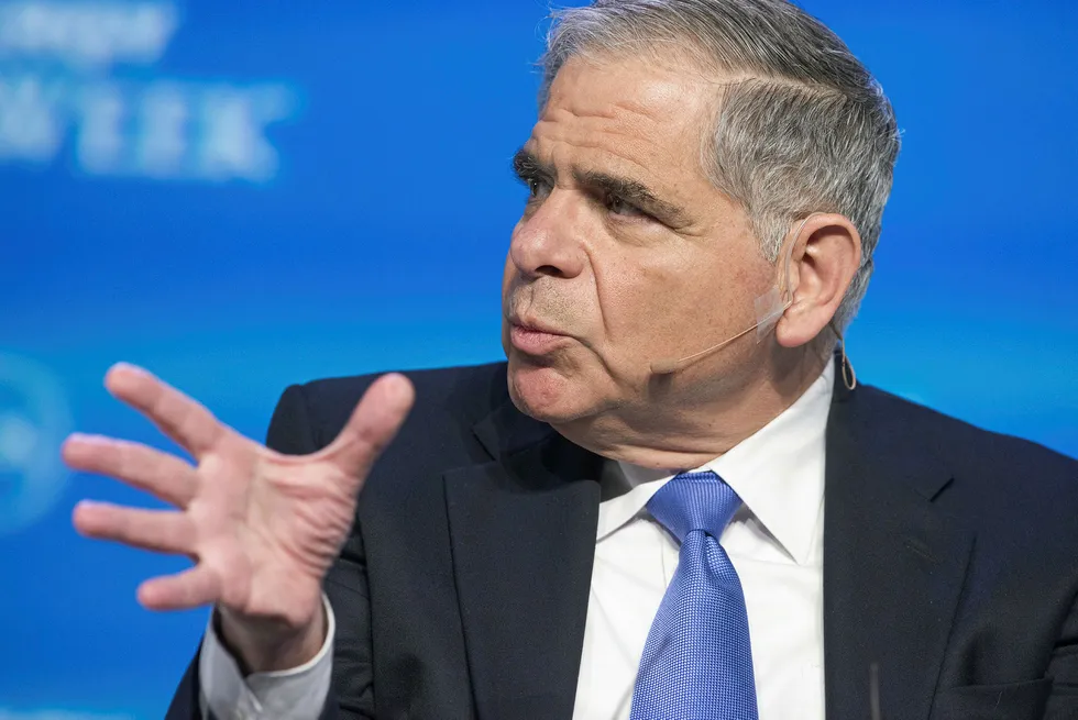 At the helm: ex-Occidental boss Steve Chazen has been chosen to lead TPG Pace Energy Holdings