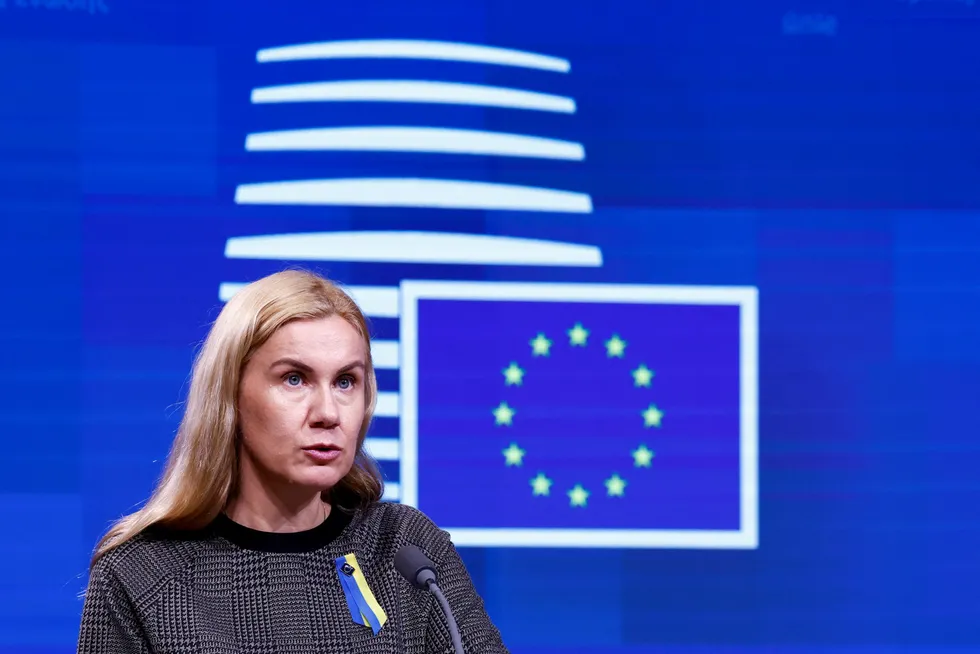 Progress: European Commissioner for Energy Kadri Simson.
